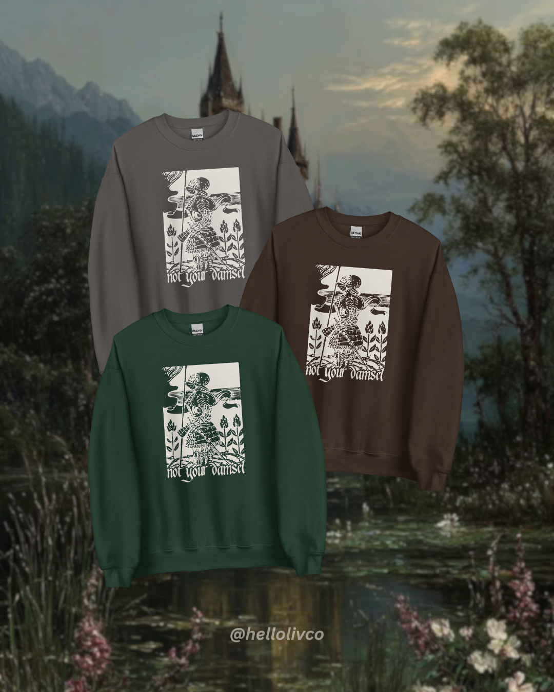 Not Your Damsel Crewneck