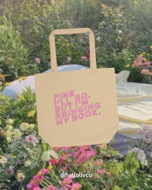 Bringing My Book Tote Bag