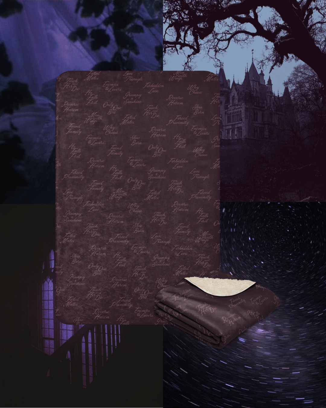 Whispered Words Sherpa Throw