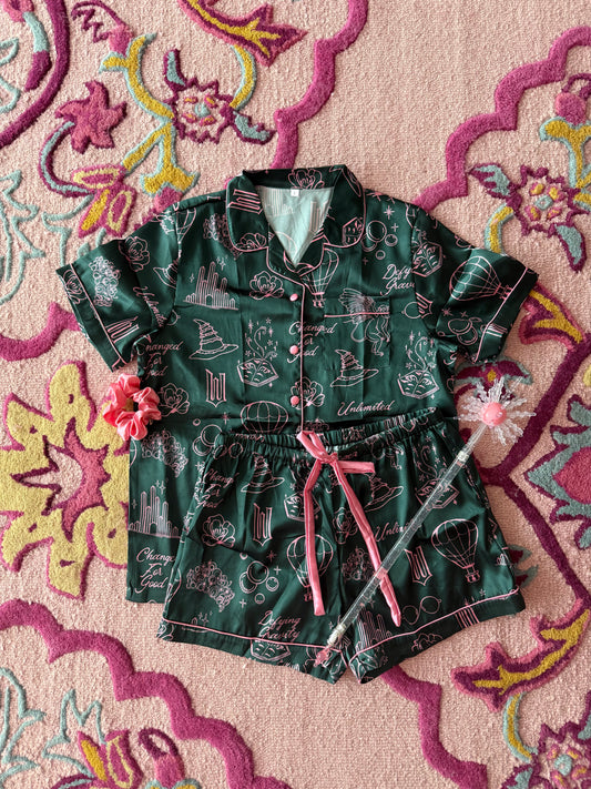 Unlimited Satin Shorts Pajama Set