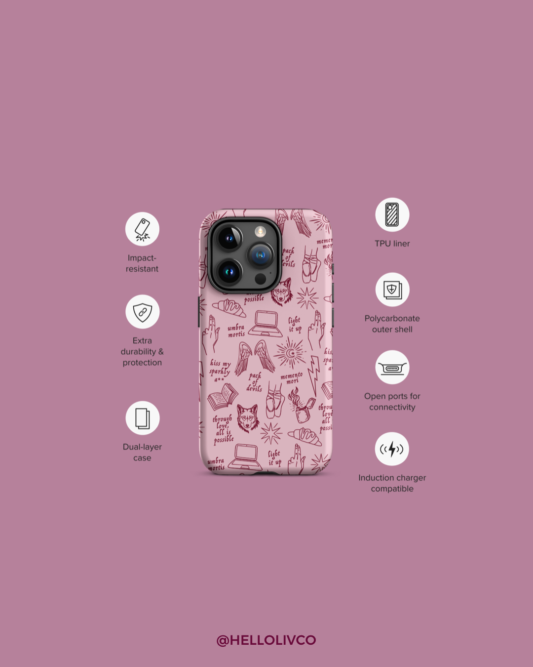Starborn Heir iPhone® Case in Pink