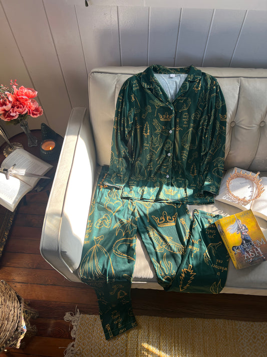 *PREORDER* Queen of Terrasen Pants Pajama Set