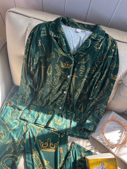 *PREORDER* Queen of Terrasen Pants Pajama Set