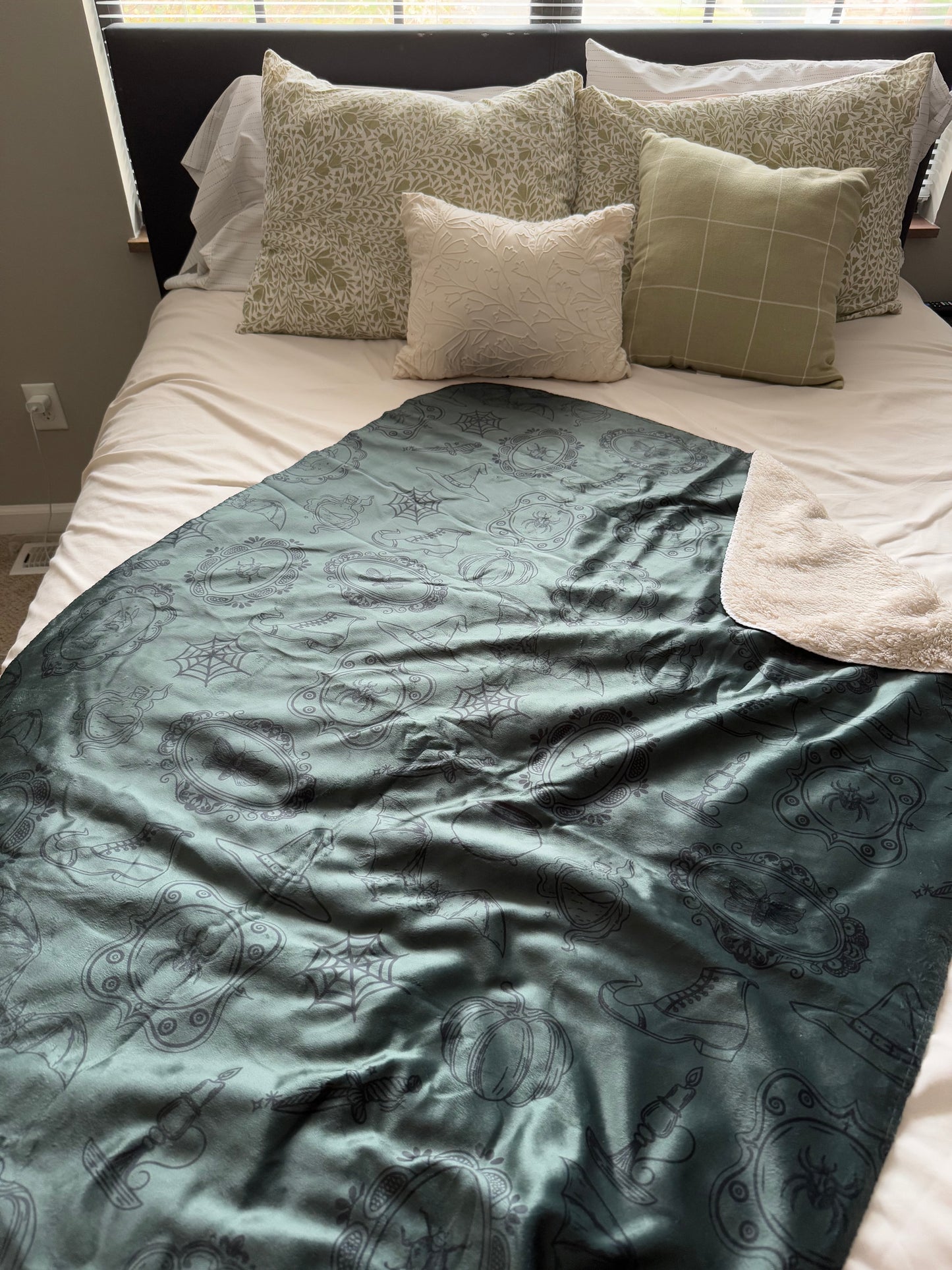 Witching Hour Sherpa Throw