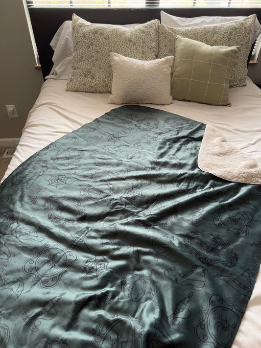 Witching Hour Sherpa Throw