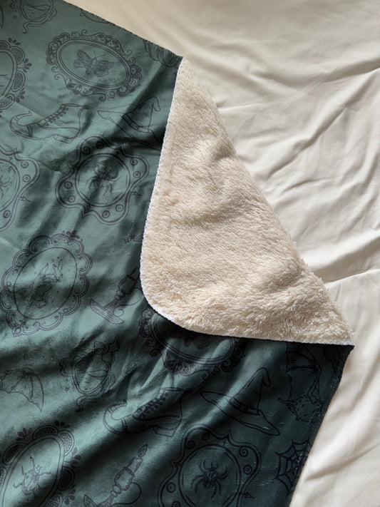 Witching Hour Sherpa Throw