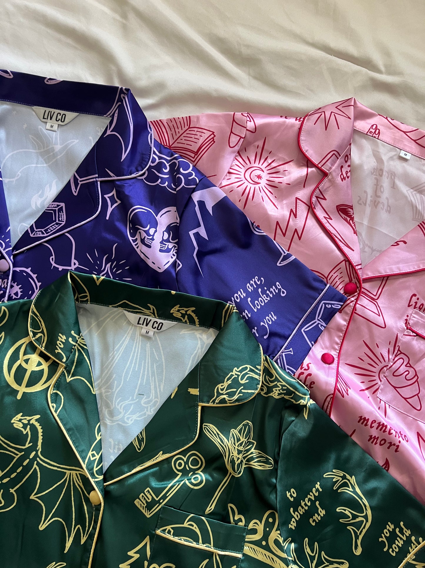Court of Dreams Satin Shorts Pajama Set