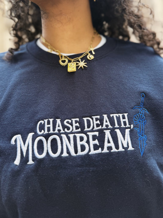 Moonbeam Embroidered Crewneck