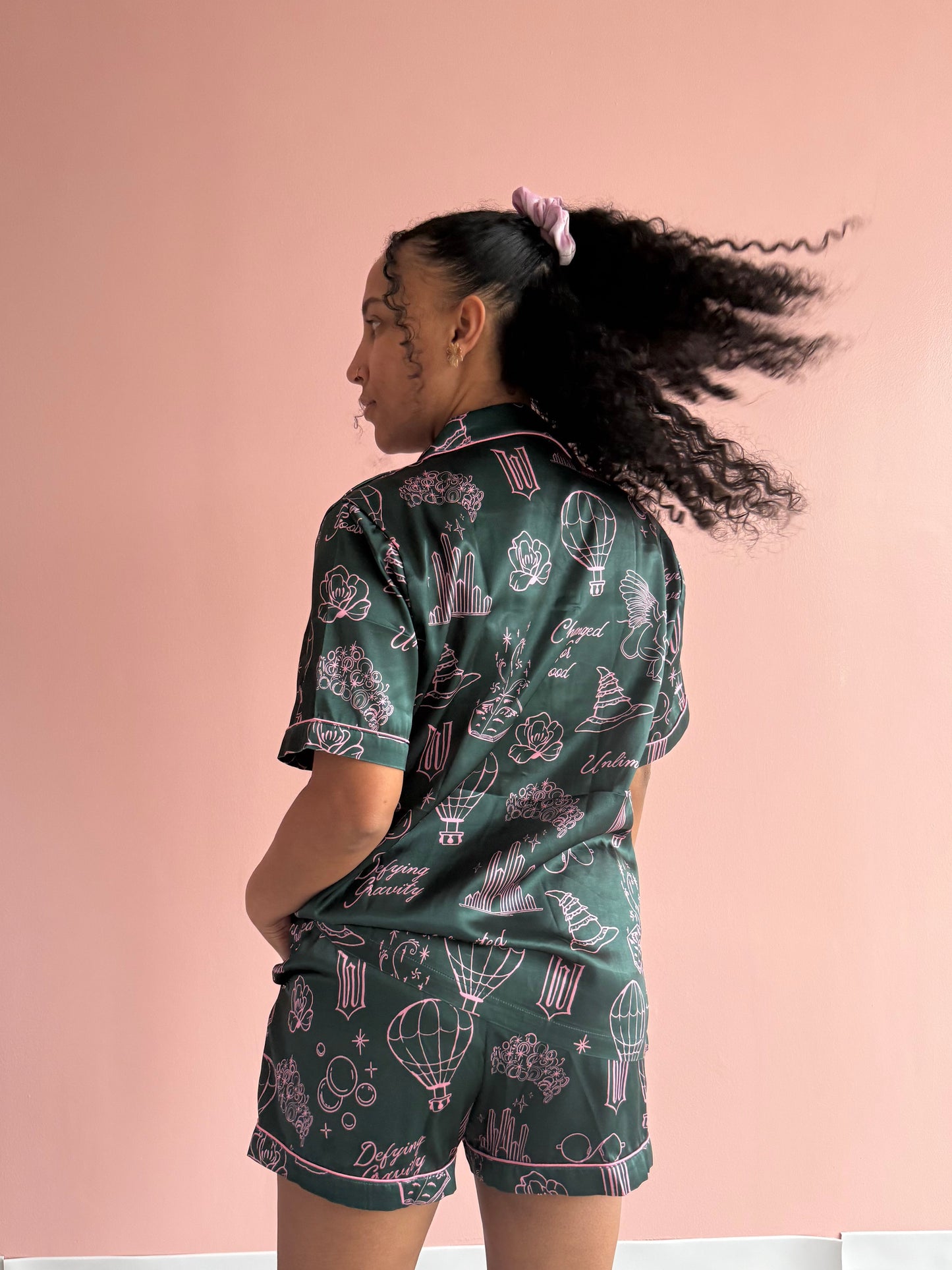 Unlimited Satin Shorts Pajama Set