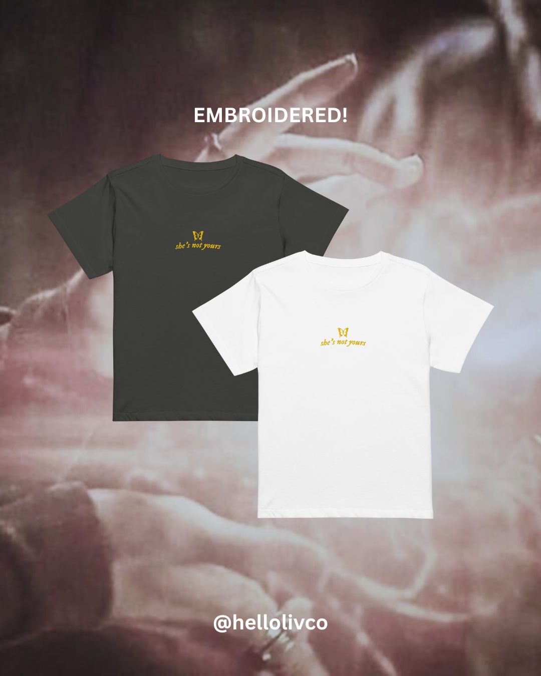 MOUSSYBEP OG ラインストーン BABY TEE ホワイト MOUSSY | BEP OG ラインストーン BABY TEE (Tシャツ・カットソー