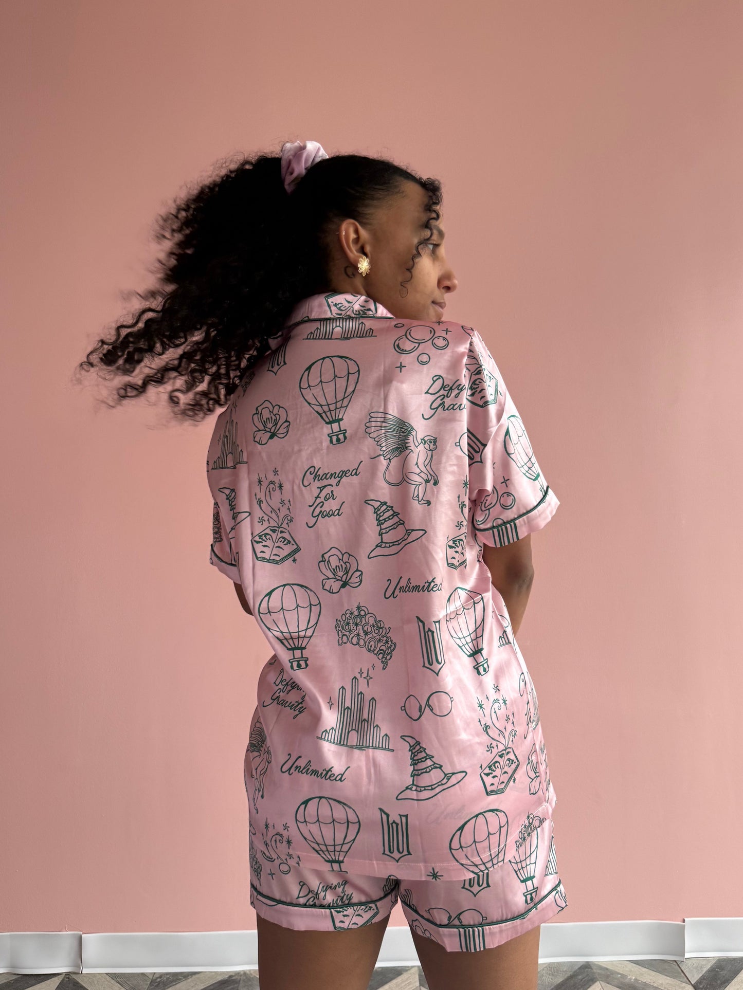 Unlimited Satin Shorts Pajama Set