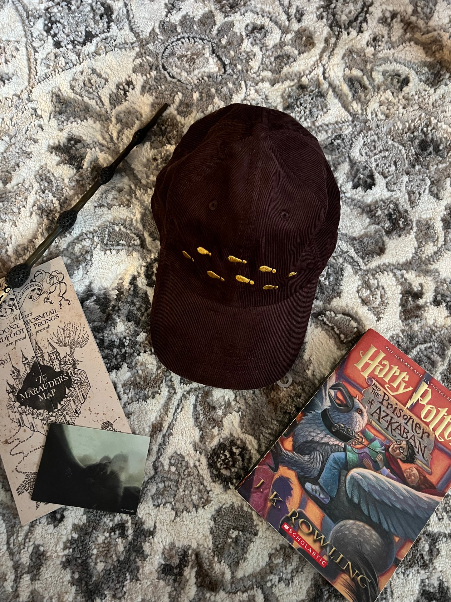 Mischief Managed Corduroy Dad Cap