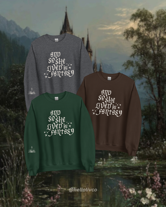 She Lived in Fantasy Crewneck