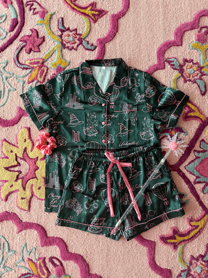 Unlimited Satin Shorts Pajama Set