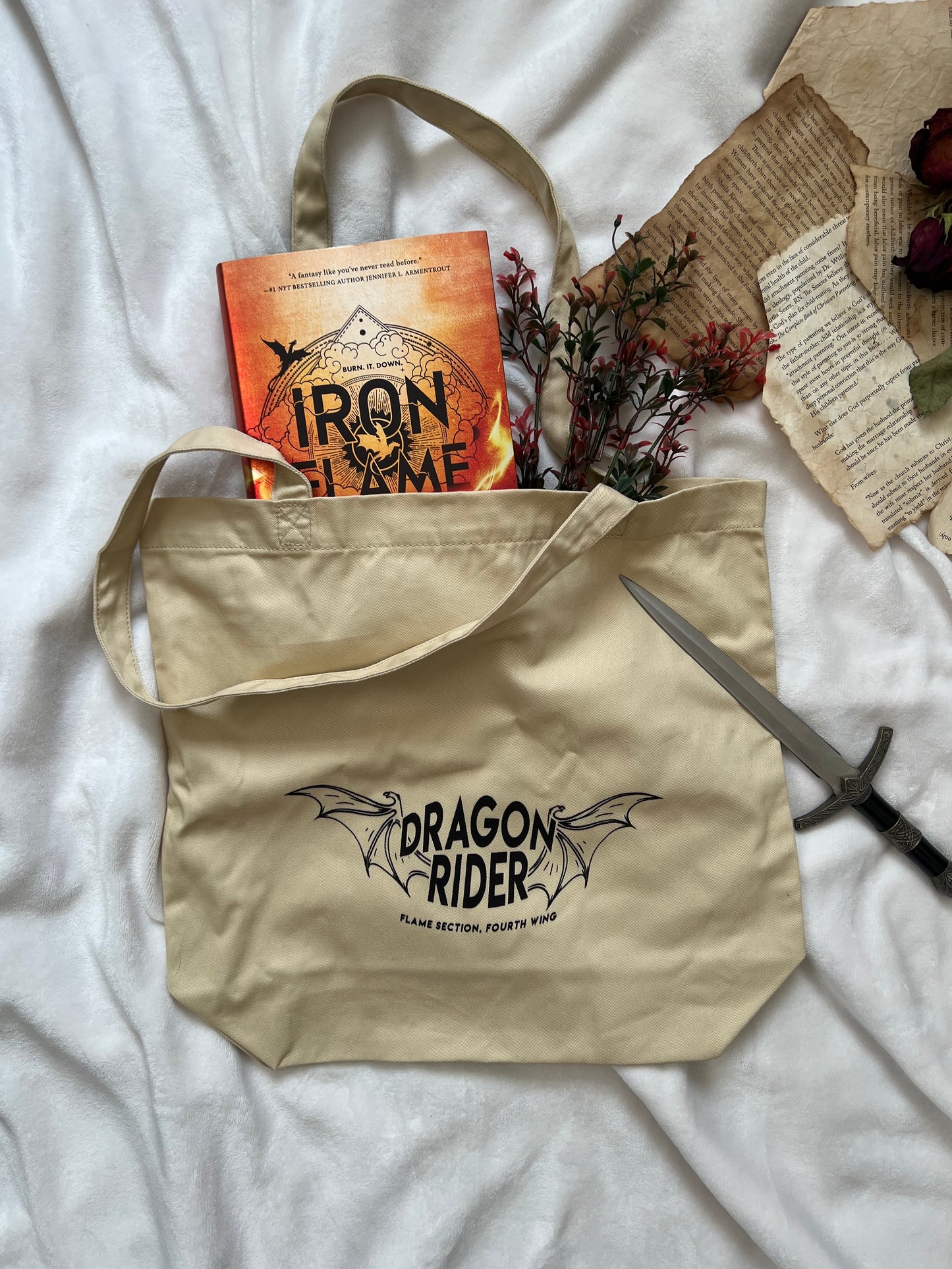 Dragon Rider Tote Bag