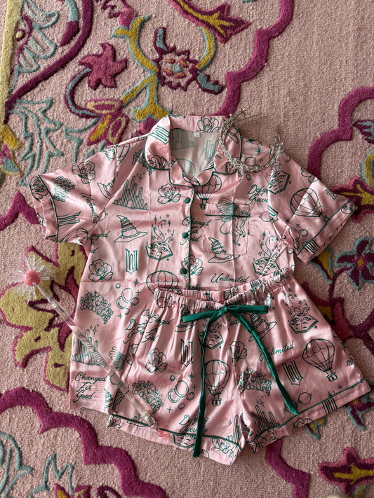 Unlimited Satin Shorts Pajama Set