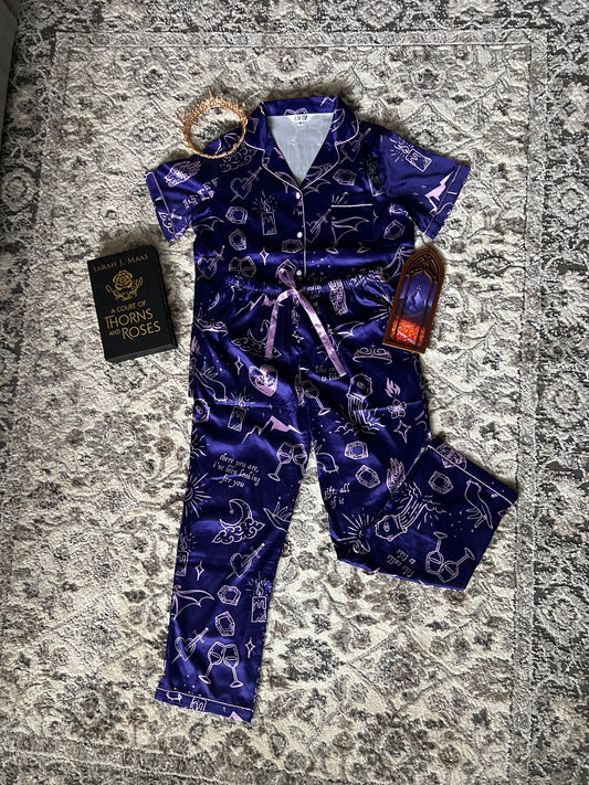 Court of Dreams Satin PANTS Pajama Set