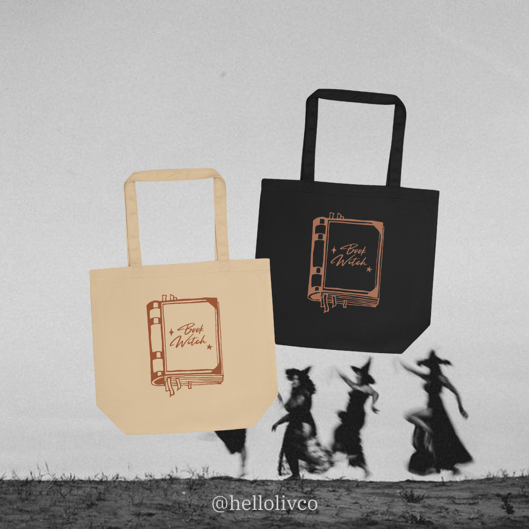 Book Witch Tote Bag