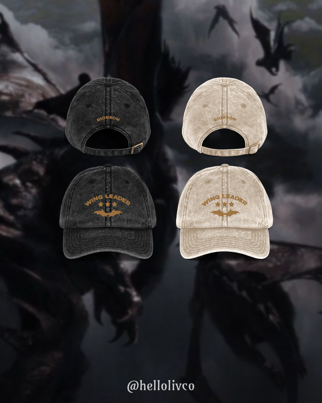 Wingleader Vintage Wash Dad Cap